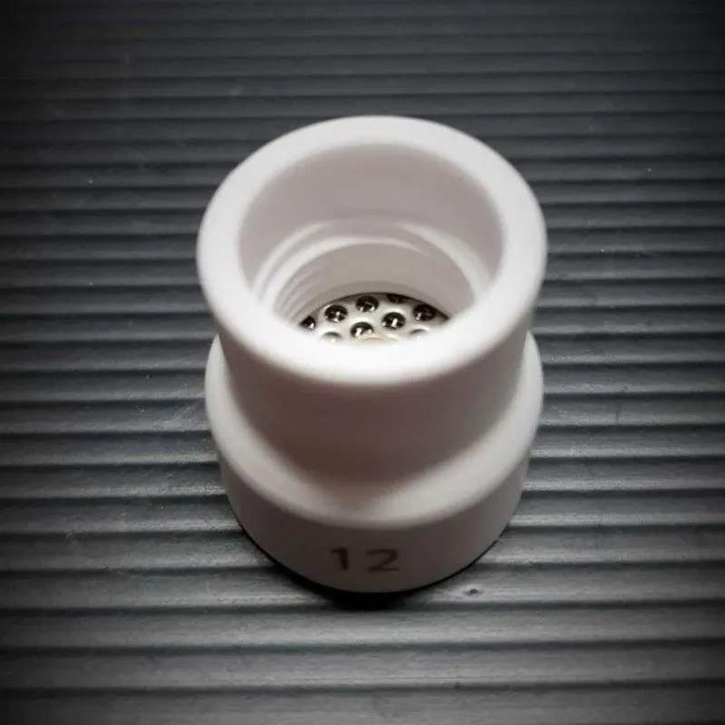 Buses Céramique Alumine Pour Grand Gas Lens TIG - Lot De 5 - Réf. 53N89 #15 - D24 X 34 Mm - Pour Torches WP/DB/PTA 17,18,26