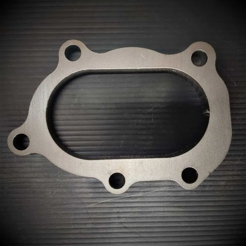 Bride Turbo Adaptateur T25 T28 GT25 GT28 8 Boulons - 76 Mm Anti-Fuite Robuste Pour Downpipe
