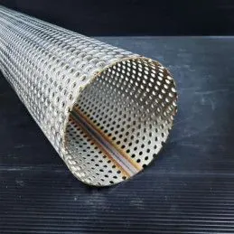 Tuyau D'échappement Perforé Acier Inoxydable 64mm X 500mm - V2A 1.4301 Pour Customisation