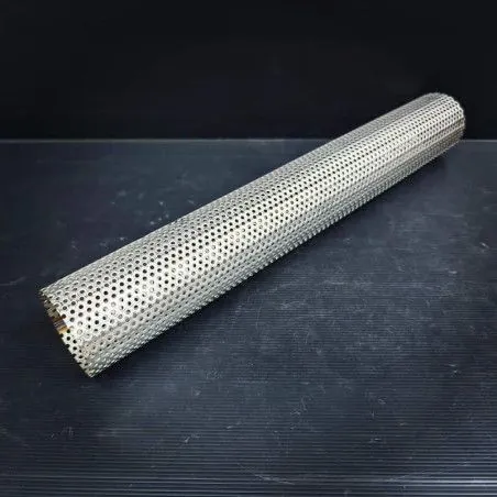 Tuyau D'échappement Perforé En Acier Inoxydable V2A/304 - Longueur 1 Mètre, Diamètre 67 Mm, épaisseur 1,2 Mm, Trous De 3 Mm - 7