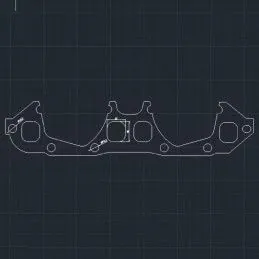 Custom CNC manifold flange