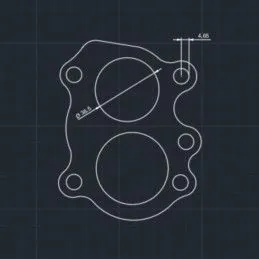 Flangia turbo CNC...