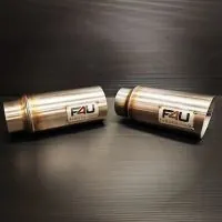 Ponteiras W Racing Light | Escape universal soldável inox 304 estilo racing